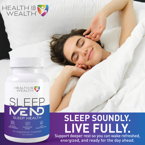 SleepMEND® | 100% Organic Melatonin-Free Sleep Support