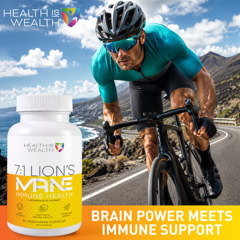 Lion's Mane + Astragalus Cognitive & Immune Support