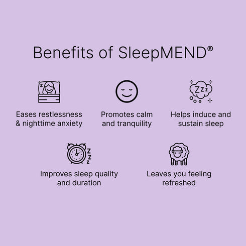 SleepMEND® | 100% Organic Herbal Sleep Supplement
