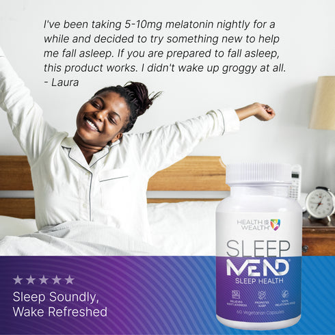 SleepMEND® | 100% Organic Herbal Sleep Supplement